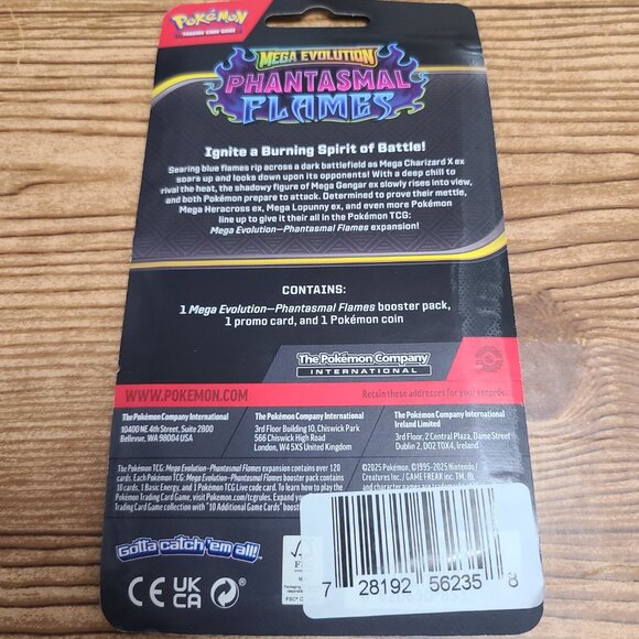 Pokemon TCG Phantasmal Flames packs (NEW) X2 - Picture 4 of 4